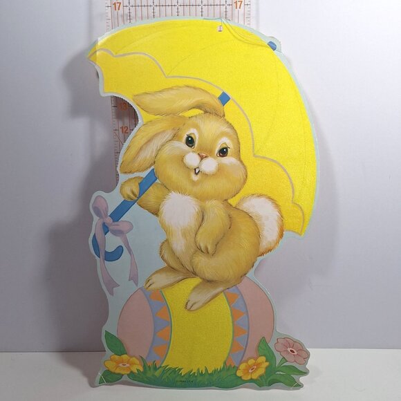 Easter Vintage 20" Die Cut Cardboard Wall Decorations Eureka American Greetings - Picture 4 of 12